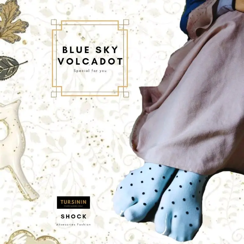 Kaos Kaki Jempol Muslim Polkadot