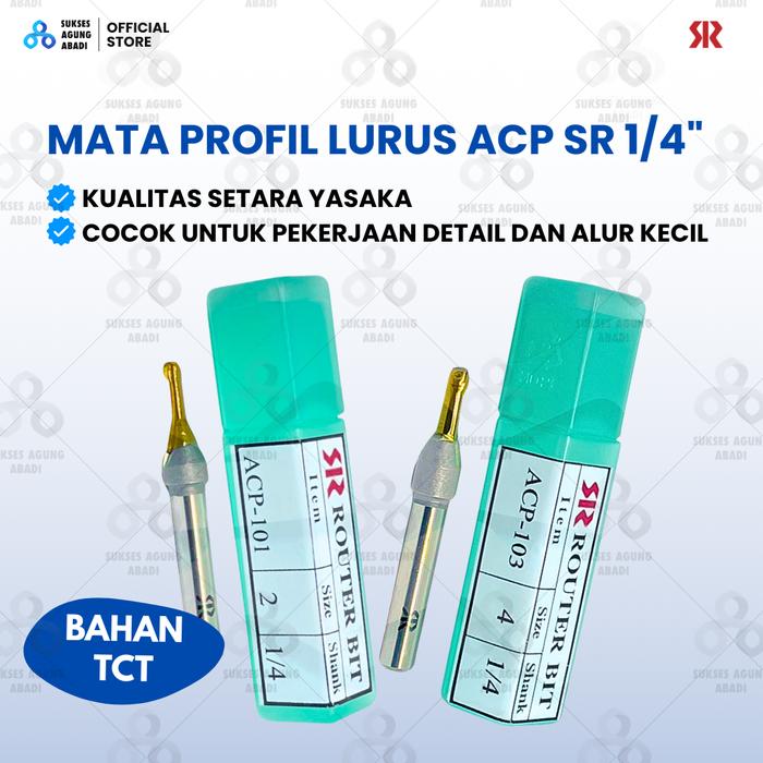 Jual Mata Profil Lurus ACP SR – Router Bit 1/4