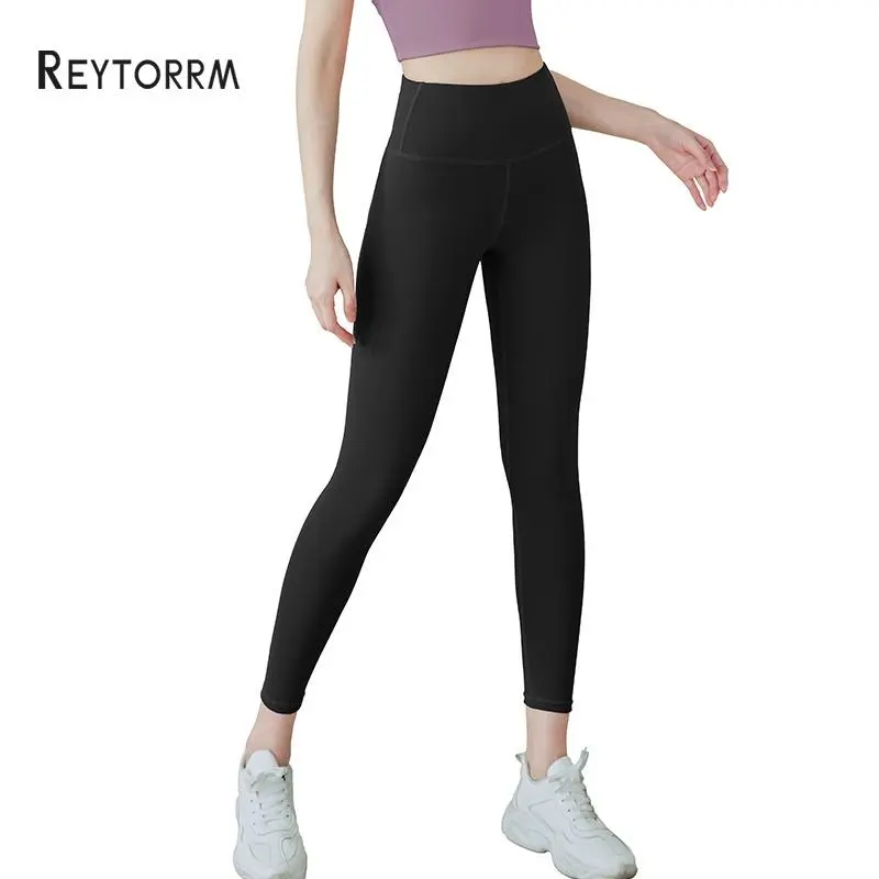 Reytorrm Yoga Legging Celana Olahraga Wanita High Waist Polos Yoga&Running Sport 2
