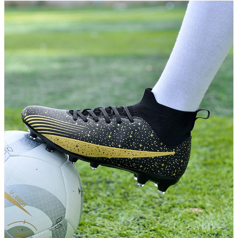 High-Top Spike Professional Competition Training Soccer Shoes 6