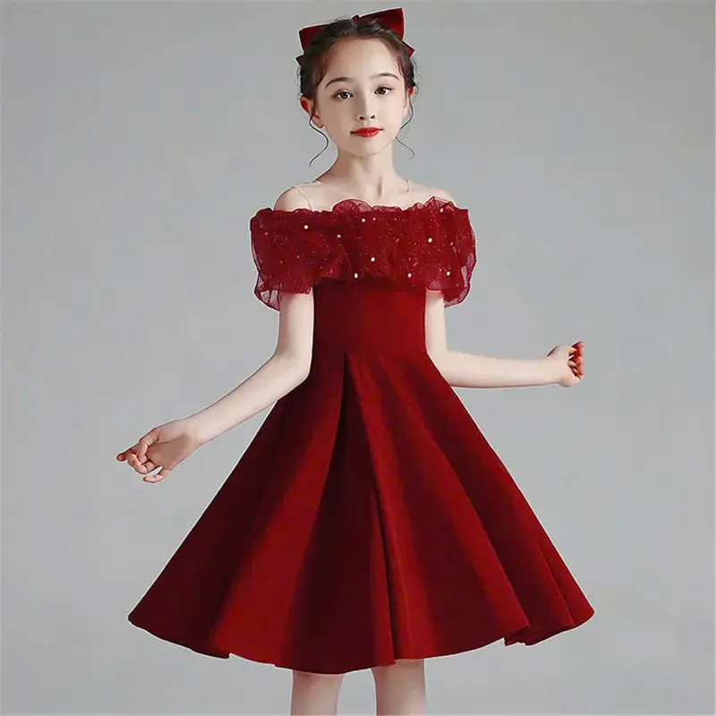 SIÊU RẺ- QUẦN ÁO TRẺ EM- ĐẦM ĐỎ THIÊN THẦN 2