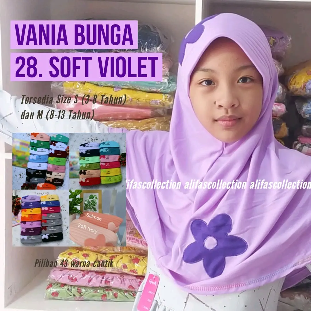 vania hijab Poliester
