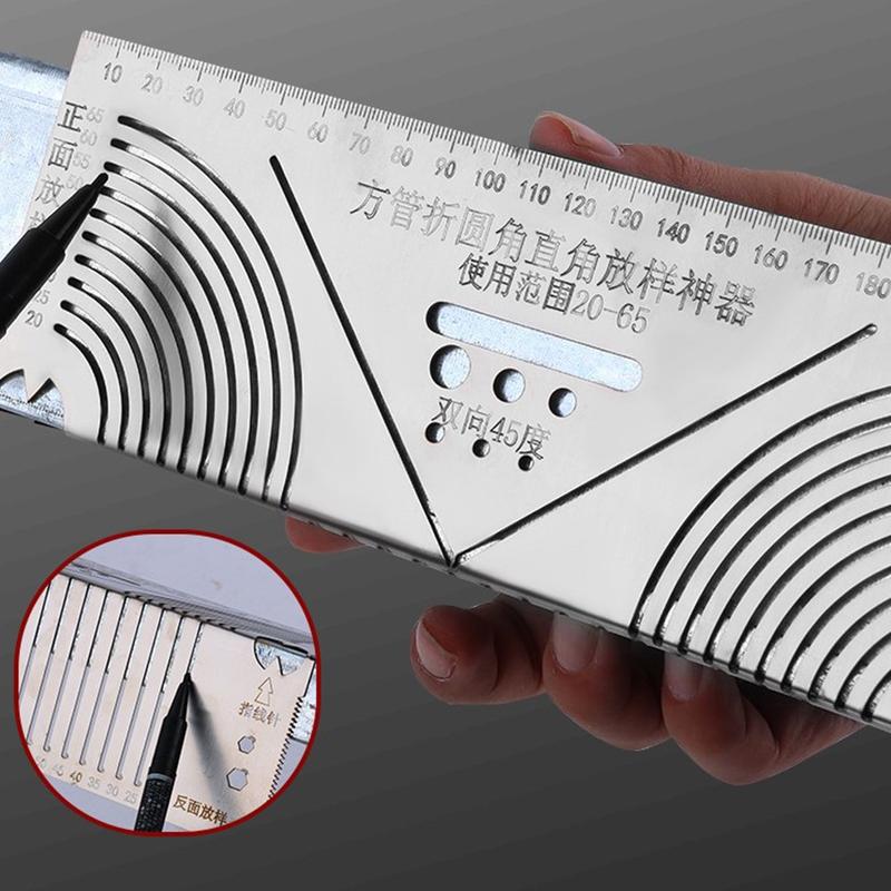 Multifunctional Square Tube Rounded Corner Drawing Tool And Multi ...
