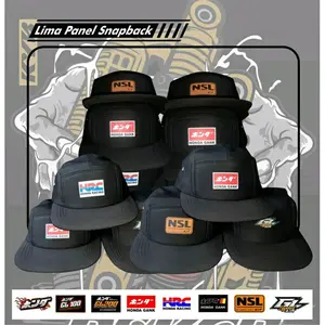 Topi 5panel Lima panel Gl100 CB legend herex racing team rosok distro Kanvas
