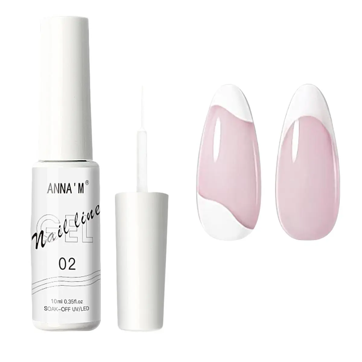 10ml Portable Nail Art Line Gel, Multi-use Nail Art Line Glue for Nail Painting, Professional Nail Art Tool for Women & Girls, Valentine's Day Gift, Trending Beauty Products