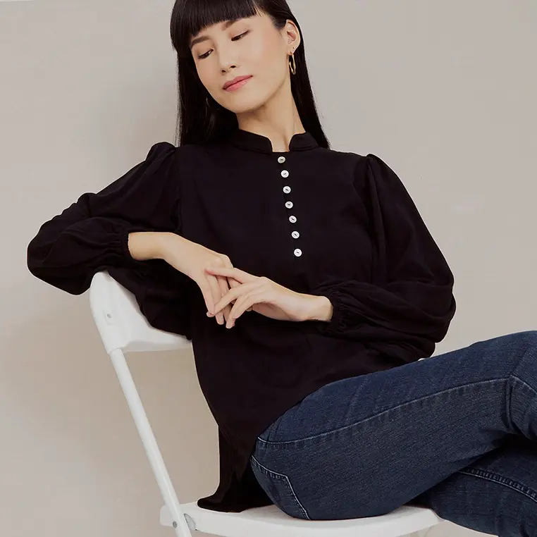 DAISY BALOON SLEEVE TOP JOiNDLuks formal nyaman