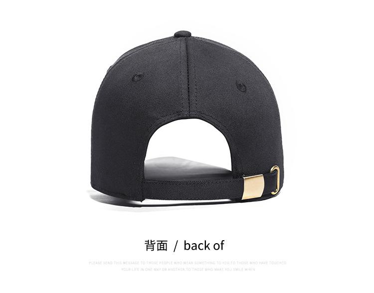 Product Introduction of Four Seasons Solid Color Golf Male Baseball Cap Korean Style Sun Protection Women's Casual Cotton Trendy Baseball Cap Peaked Cap on the Spot 9
