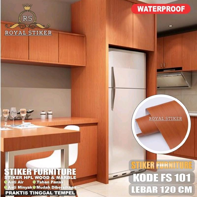 Pelapis Furnitur PVC sheet STIKER Lebar 120cm / stiker meja / stiker lemari / bisa sebagai alternatif pengganti hpl Stiker Dinding Kertas 4