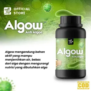 Anti Algae pembasmi lumut aquarium kolam ALGOW