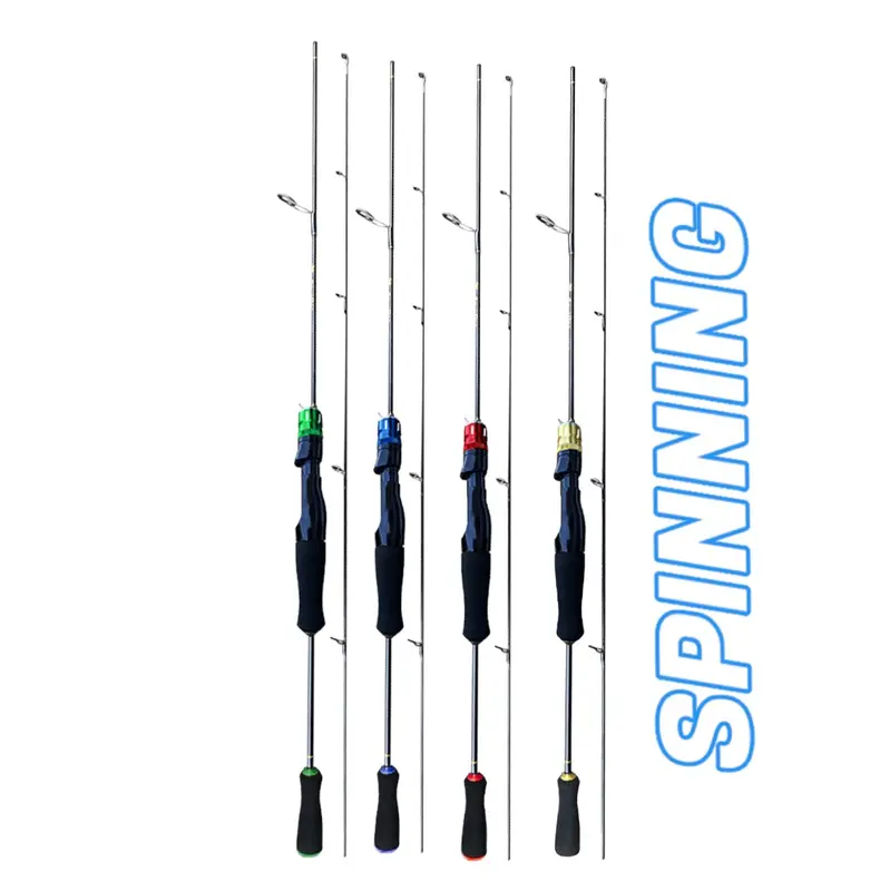 Aquapro - Joran Pancing Ikan Dengan Model Joran UL Level Dasar Ultra-light Spinning & Baitcasting quality Fishing Rod 1.50M, 1.65M, 1.80M Solid Karbon Padat Tiang Ultralight Tindakan Cepat Spinning Casting Fishing Rod 2