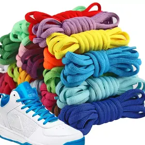 Tali sepatu oval dan motif 100cm Shoe Sneaker