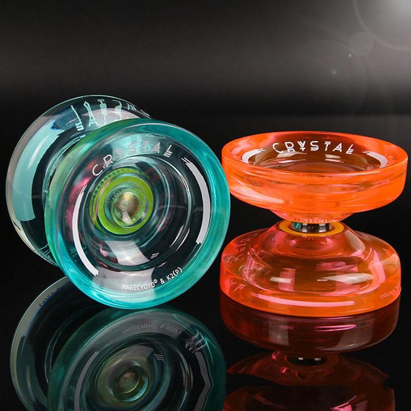 Product Introduction of Magic Yoyo K2 Responsive Yoyos For Kids Transparent Looping Play Beginner Yoyo With Narrow Bearing Steel Axle ABS Body 32