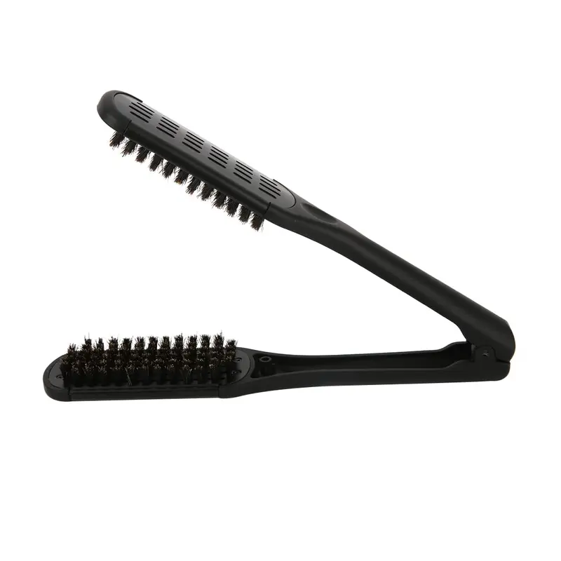 Anti-static Hair Brush, 1 Count V-shaped Hair Styling Comb, Heatless Hair Styling Tool for Straightening, Hairdressing Comb for All Hair Types 5