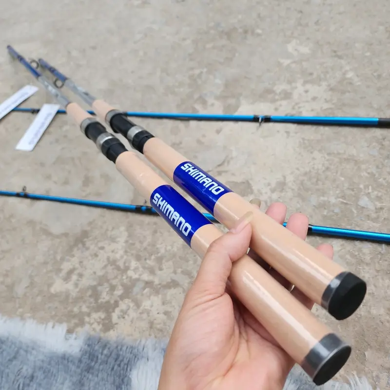 Cần 2 khúc Lance Huyền Thoại Shimano Cruza  Bản Nâng Cấp Phôi Dầy Hơn - Khoen 3 chân - Đầu Pu Chống Xoắn 2