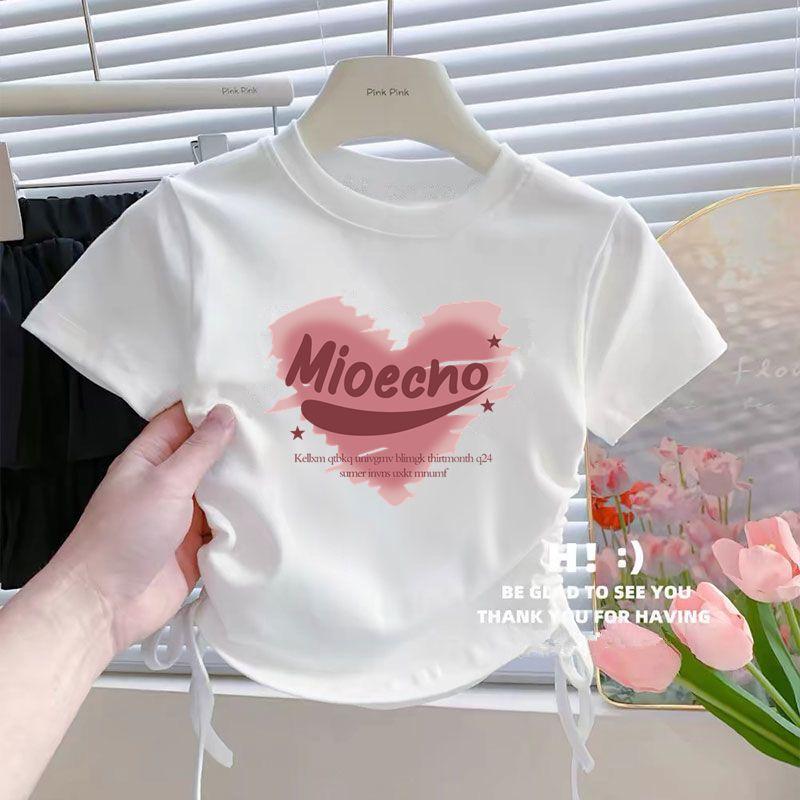 Product Introduction of Áo Phông ngắn Tay Áo, Cho Bé Gái Trẻ Trung Và Nhỏ Hàng Mới Về Mùa Hè, Áo Phong Cách Công Chúa Thường Ngày Cho Em Bé Và Trẻ Em, Tay Lửng Dây Rút, Thời Trang 17