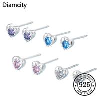 Gambar Diamcity Anting Berbentuk Hati Dengan Zircon Berwarna Yang Indah Dan Serbaguna Gaya Korea - Putih, 5mm dari Diamcity Official Store Kab. Gresik 1 Tokopedia