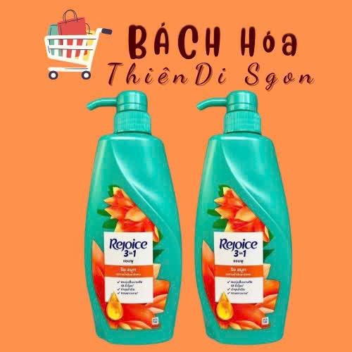 [Combo 2chai] Dầu Gội rejoice 3in1 - màu cam - tóc mềm mượt lên đến 48 giờ - nuôi dưỡng sâu - hương thơm lâu dài - mỗi chai 525ml