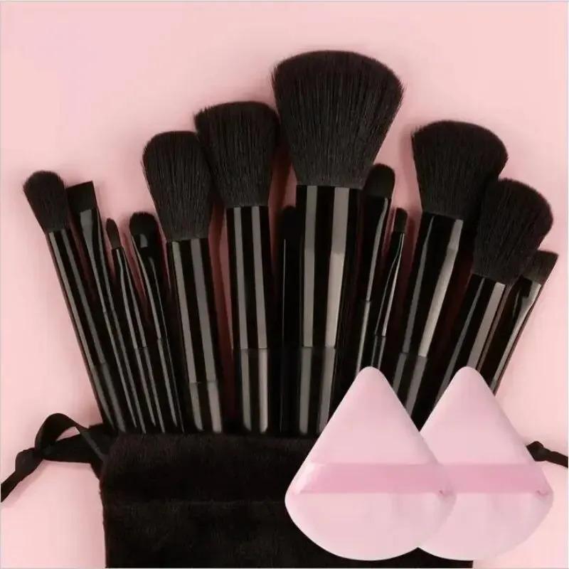 Product Introduction of Makeup Brush Set soft fluffy professona cosmetic foundation powder eyeshadow Kabuki blending make up brush beauty tool makeup 11