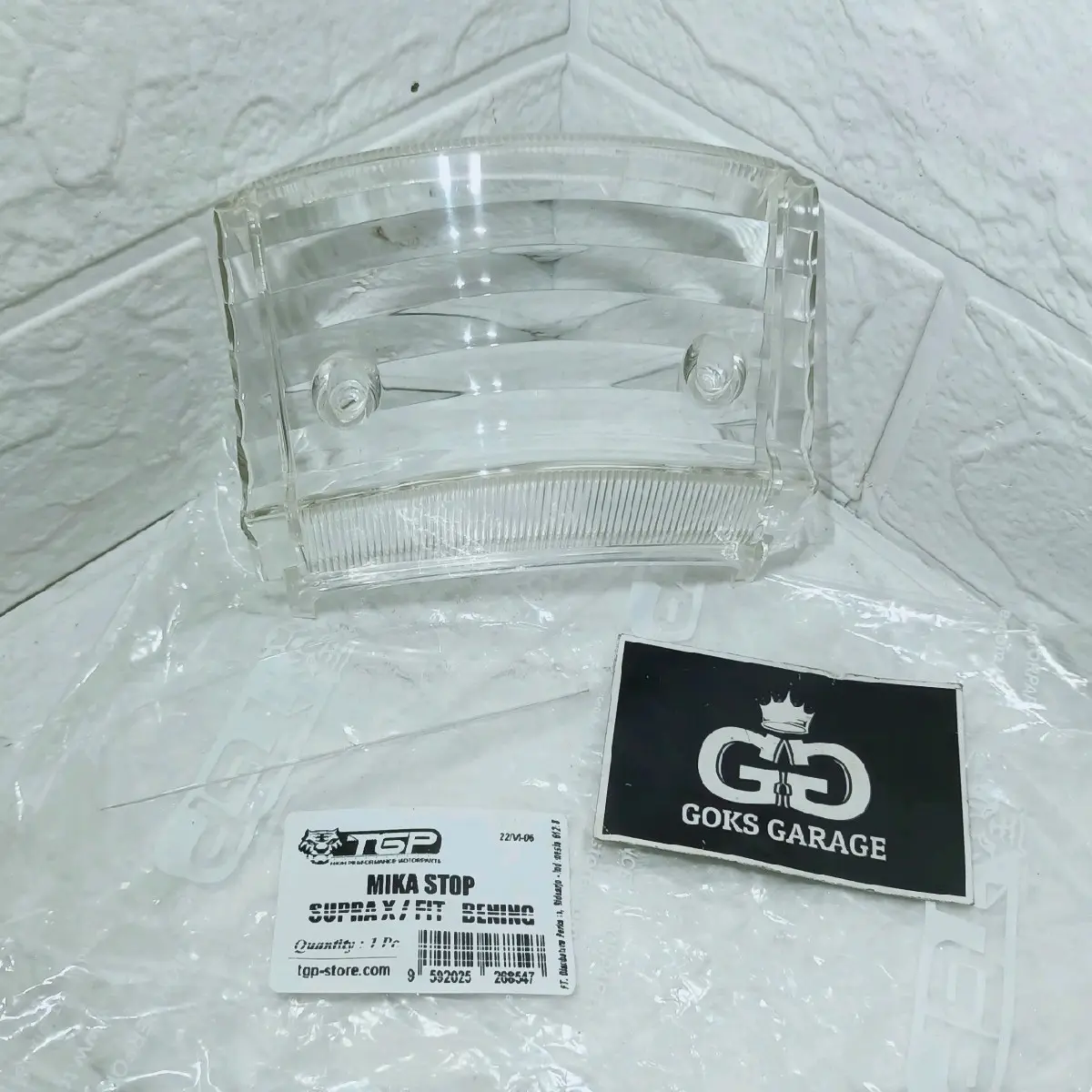 Mika Stop lampu stoplamp Supra X / Fit Belakang  Bening Motor