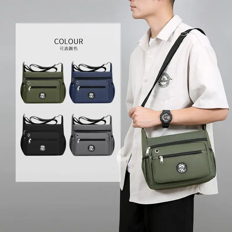 Ba Lô Chống Nước, Chống Mài Mòn, Sức Chứa Lớn, Túi Công Sở, Túi Đeo Chéo Nam Thường Ngày Nhiều Túi, Thích Hợp Cho Doanh Nhân, Mới Năm 2025 2