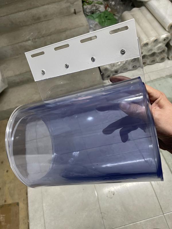 Rèm Nhựa Ngăn Lạnh Điều Hòa Chất Liệu PVC Màu Xanh 5