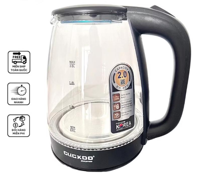 Product Introduction of Ấm Siêu Tốc Thủy Tinh GUGKDD 2.0L Cao Cấp Công Suất 1300W, Thủy Tinh Trong Suốt Cường Lực Đèn Led Tự Ngắt Khi Sôi 15