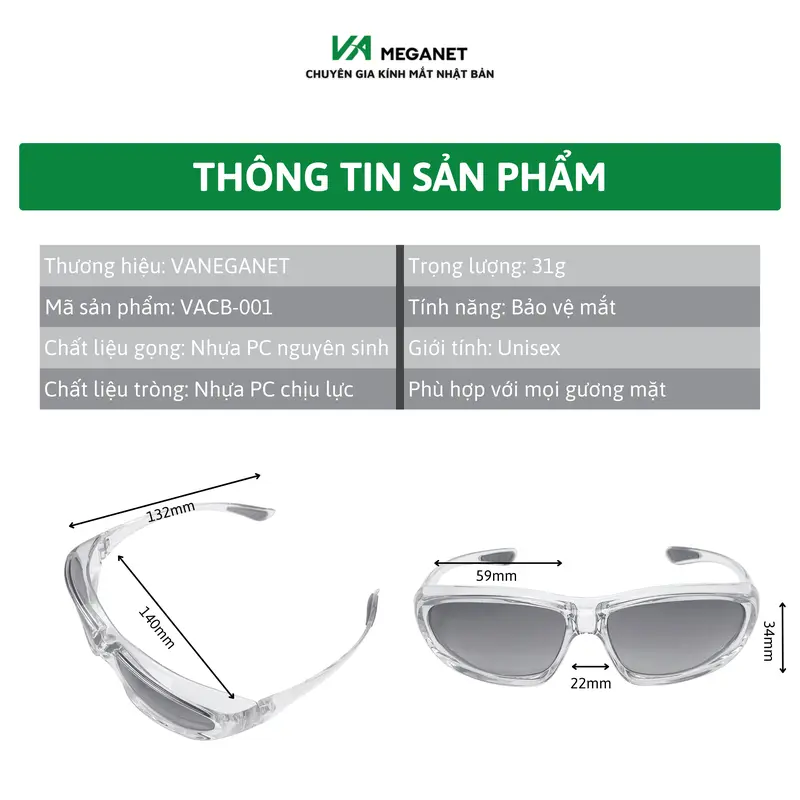 [Độc Quyền] Kính chống bụi Nam Nữ thời trang đi ngày đi đêm, kính đi đường tiện lợi ngăn tia UV 99% chống nắng bảo vệ mắt Women 8