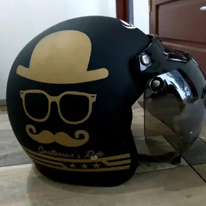 helm bogo motif + kaca