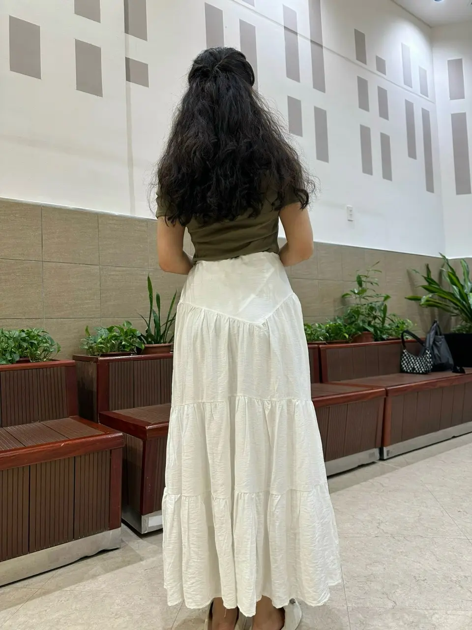 Combo 2 váy đen + trắng 4 tầng +2 lớp cho nữ - Women