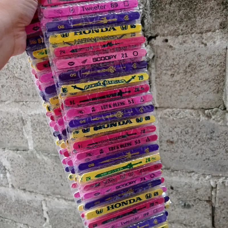 STIK ESKRIM WARNA KARAKTER MAINAN ANAK ISI 125 PCS Game 0