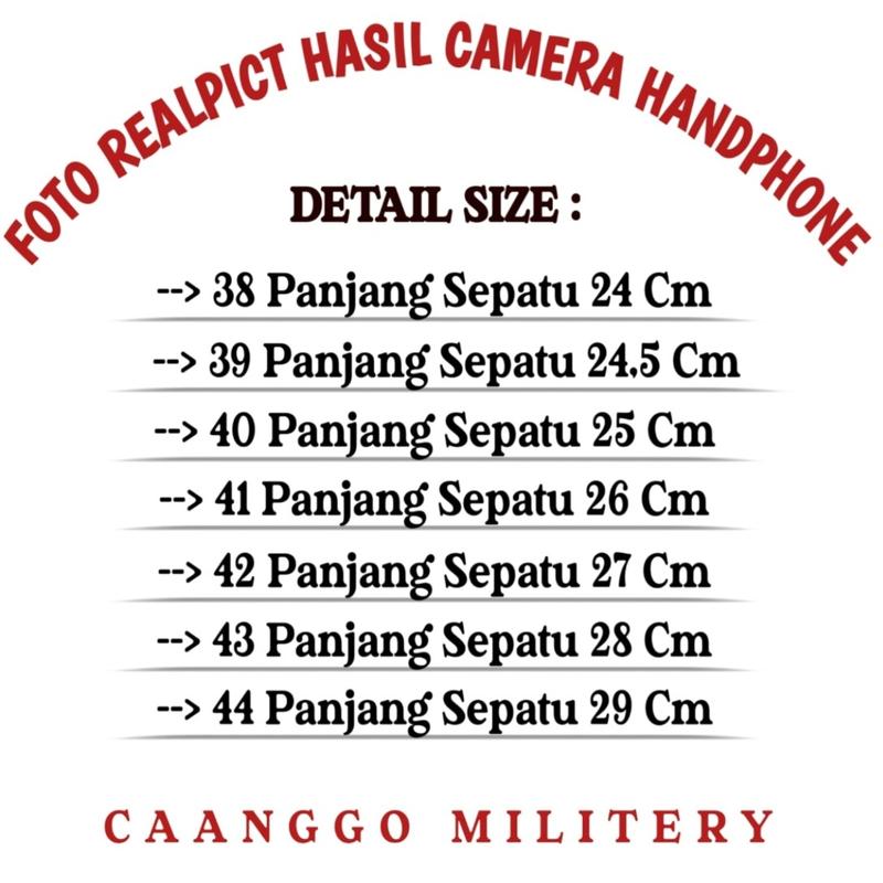Product Introduction of Sepatu pdl tni polri dan security terbaru tinggi 8 inc ujung besi original caanggo militery 0