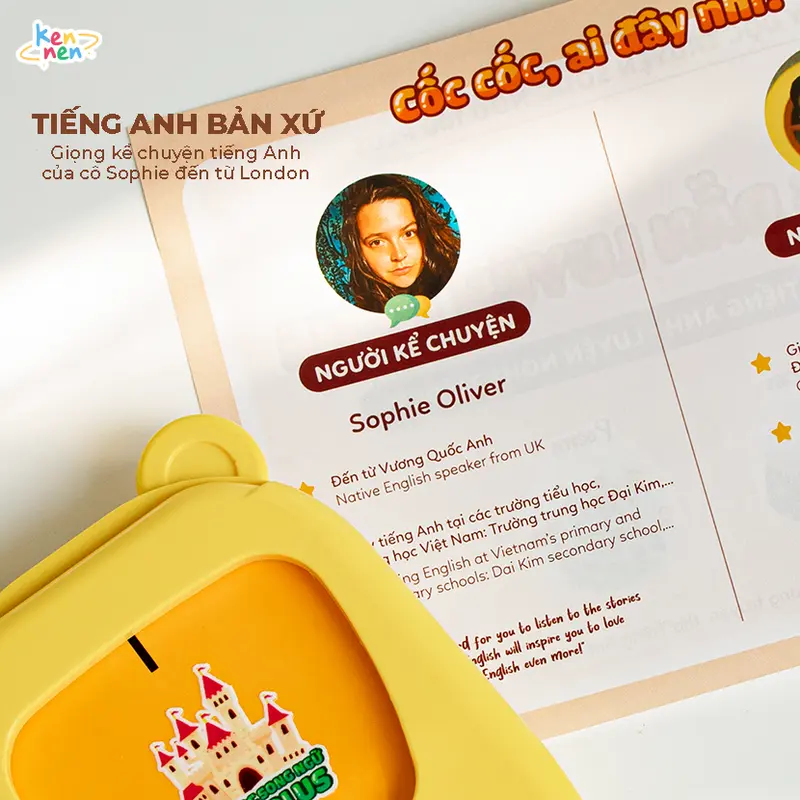KENNEN Máy đọc song ngữ 100 truyện thơ Anh Việt phiên bản Noel 2