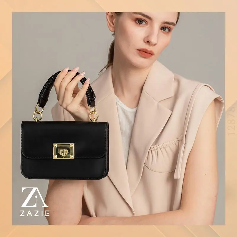 【ZAZIE】Caroline Bags - Tas Selempang Wanita, Fashion, PU Leather (12878)