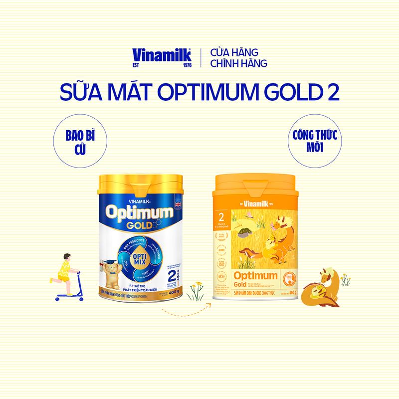 [CÓ THỂ NHẬN BB MỚI/ CŨ] Sữa bột Optimum Gold 2 400g