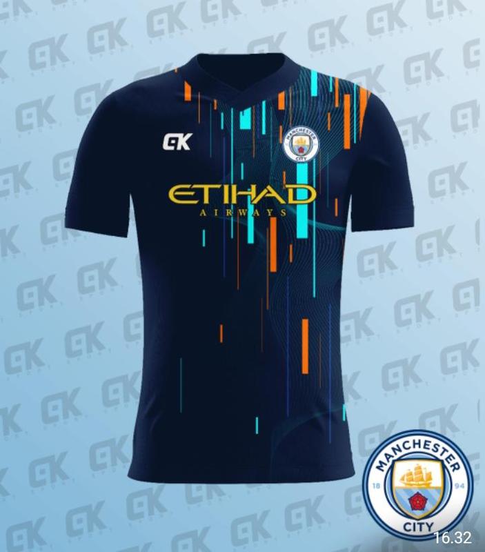 BAJU JERSEY / BAJU FUTSAL PRIA/WANITA MANCHESTER CITY CK MC004-MC018 2