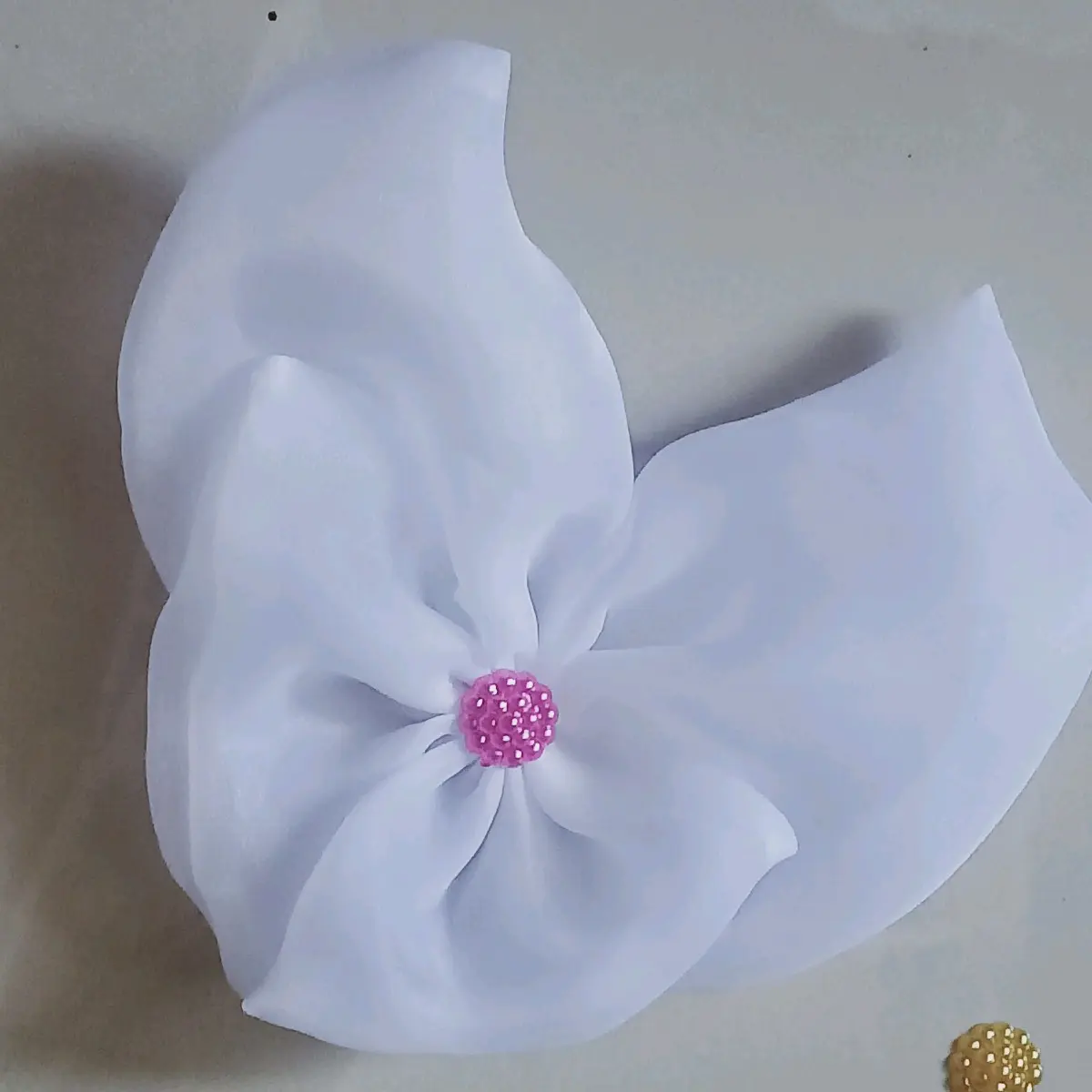 1 pcs jepit rambut wanita harian bahan organza Sintetis Santai Harian Clips