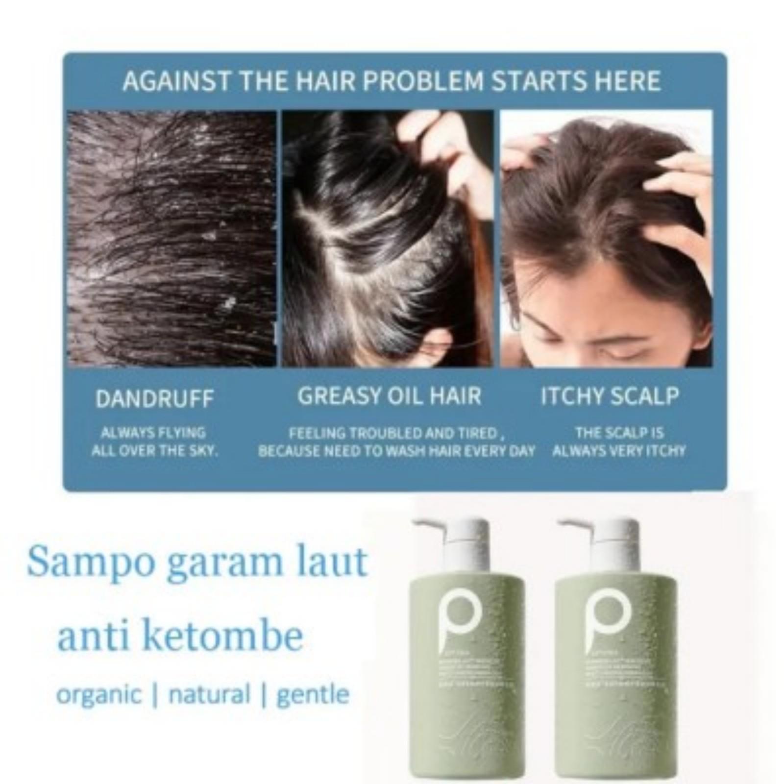 LIUFUSHA Shampo Anti Ketombe Penghilang Ketombe Anti Gatal Shampoo Sea Salt Shampoo Anti Rambut Rontok Dan Mengontrol Minyak Singkirkan ketombe Memperbaiki kulit kepala yang gatal Pembersihan mendalam dan kontrol minyak Rambut lebih halus 500ml LIUFUSHA Shampo Anti Ketombe Penghilang Ketombe Anti Gatal Shampoo Sea Salt Shampoo Anti Rambut Rontok Dan Mengontrol Minyak Singkirkan ketombe Memperbaiki kulit kepala yang gatal Pembersihan mendalam dan kontrol minyak Rambut lebih halus 500ml