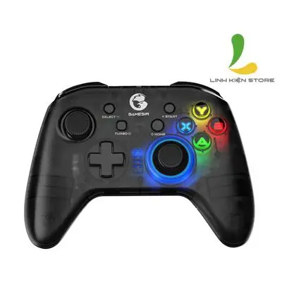 Tay cầm chơi game Gamesir T4W - T4 pro - tay cầm chơi game có dây đèn led, chế độ rung cực mạnh 0