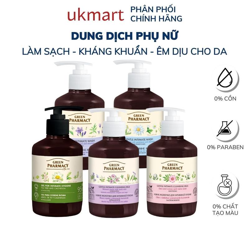 Dung Dịch Vệ Sinh Zelenaya Apteka Green Pharmacy dung dich Nữ