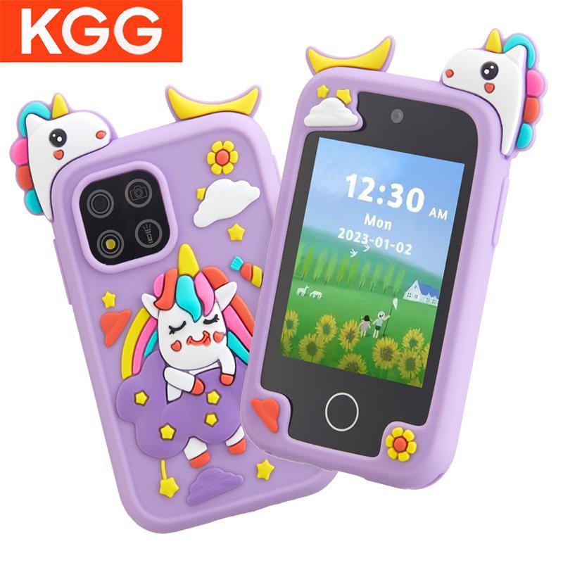 KGG Unicorn Design Phone Toy, 1 Count 26 Letters Educational Toy, Music Toy, Student Mini Smartphone Selfie Camera MP3 Player Toy, Birthday Gift 0