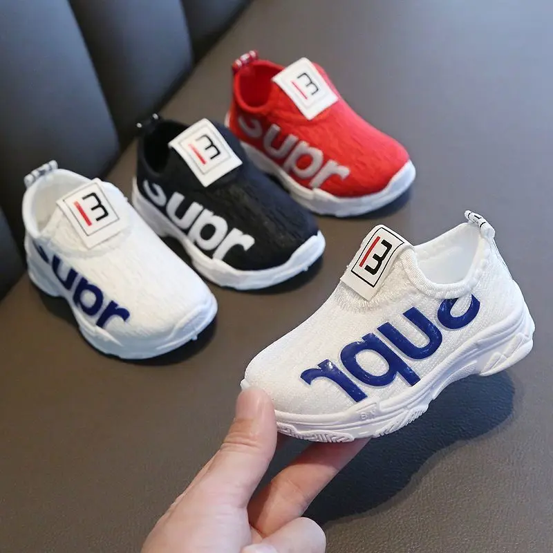 Children'S Shoes Baby Sneakers Boys White Shoes Breathable Mesh Kindergarten Indoor Shoes Infant Walking Shoes Girls