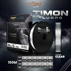 WF Senar Pancing Timon Fluoro 150M BLOOD Mono Lapis Fluorocarbon Mancing Galatama Kolam Tahan Gesek Wijaya Fishing Umpan Joran