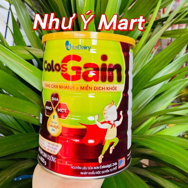 Nhuymart -[vitadairy] sữa colosgain cho bé lon 800g