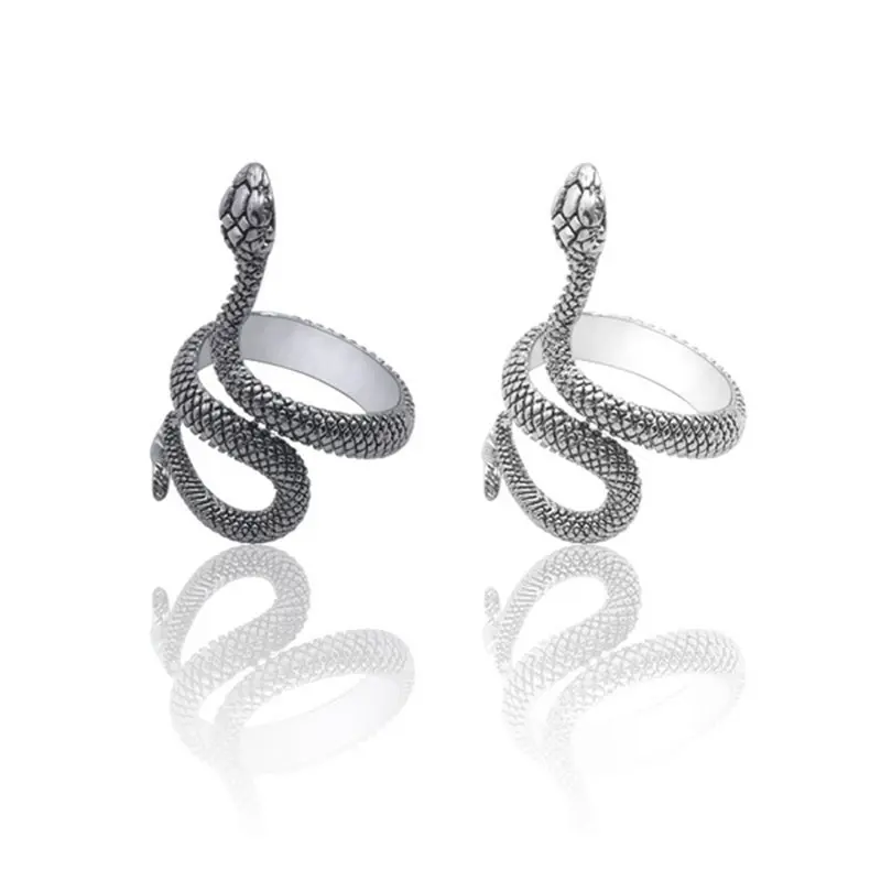 【zhamus】Vintage lacquer snake ring cobra ring 1