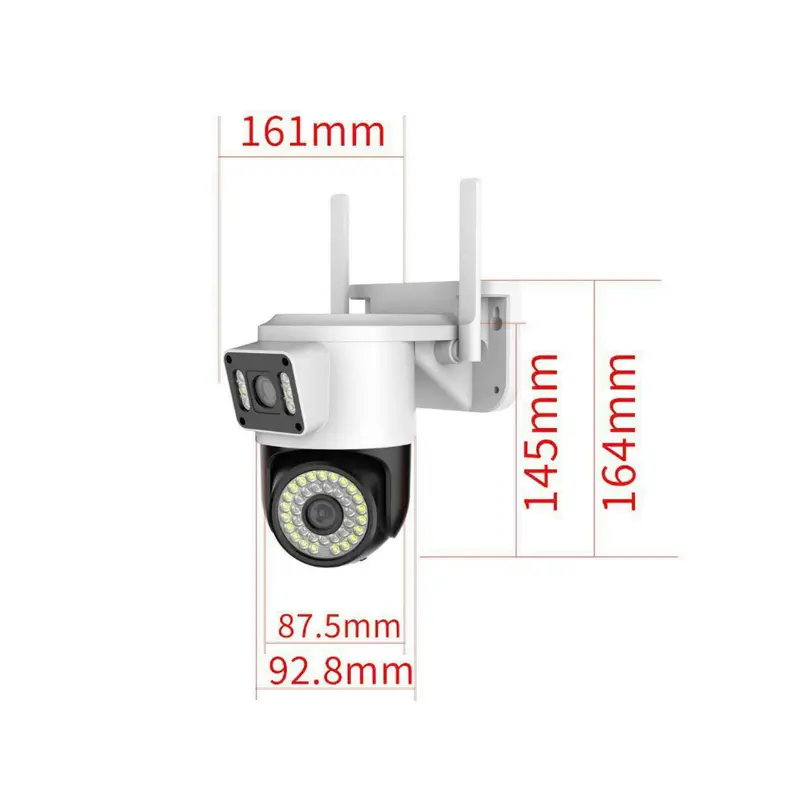 Camera YooSee Ngoài Trời 2 Mắt Q836D Xem 2 Góc Cùng Lúc, Góc Rộng Nét, Chuẩn 5Mpx 4