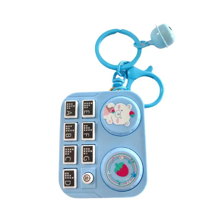 Nhạc Cụ Dj Mini, Máy Ghi Đĩa Động Vật Hoạt Hình, Móc Chìa Khóa, Móc Chìa Khóa Xe Hơi, Túi Xách, Mặt Dây Chuyền, Máy Cần Cẩu, Đồ Chơi Quà Tặng Nhỏ 8