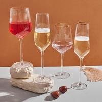 Gambar Crown Patterned Champagne Glass 310ml - Natural / Gelas Minum Cantik dari Brewsuniq Store Kota Medan 5 Tokopedia