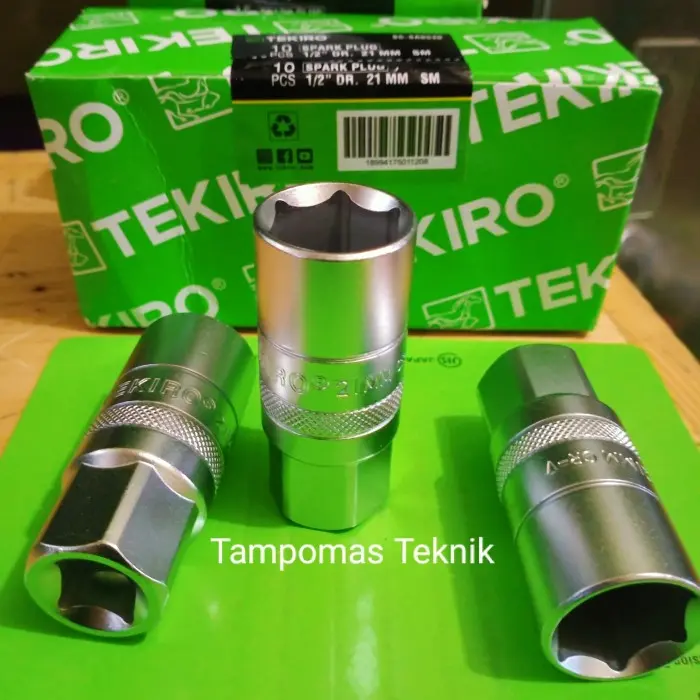 Mata Sok Busi 21mm Tekiro DR.1/2 Kunci Busi Tekiro 21 mm 0