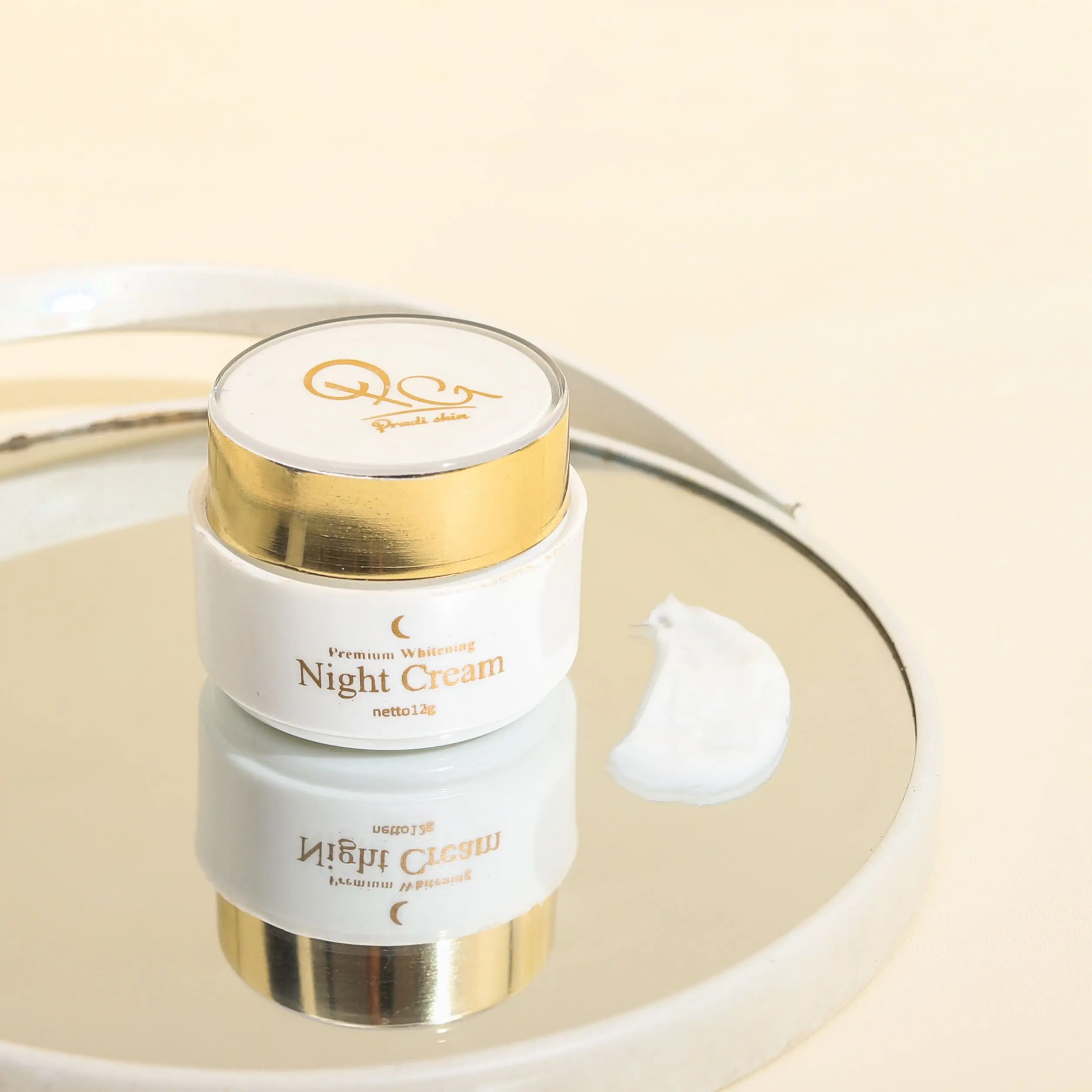 Night Cream Premium Whitening [Mencerahkan  Memutihkan  Wajah ]
