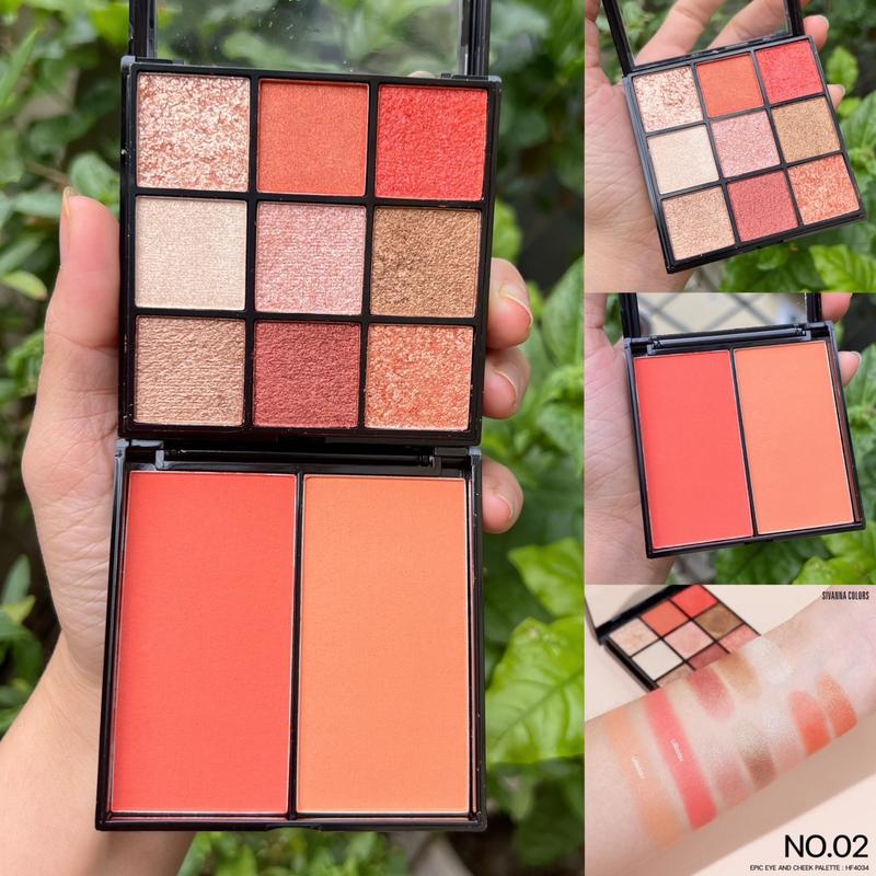 Bộ kit 2 tầng  phấn mắt má hồng COLORS EPIC EYE AND CHEEK PALETTE HF4034 bảng mắt  sivanna